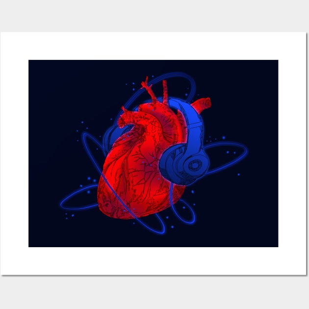 Listen to your Heart Wall Art by Topotopo
